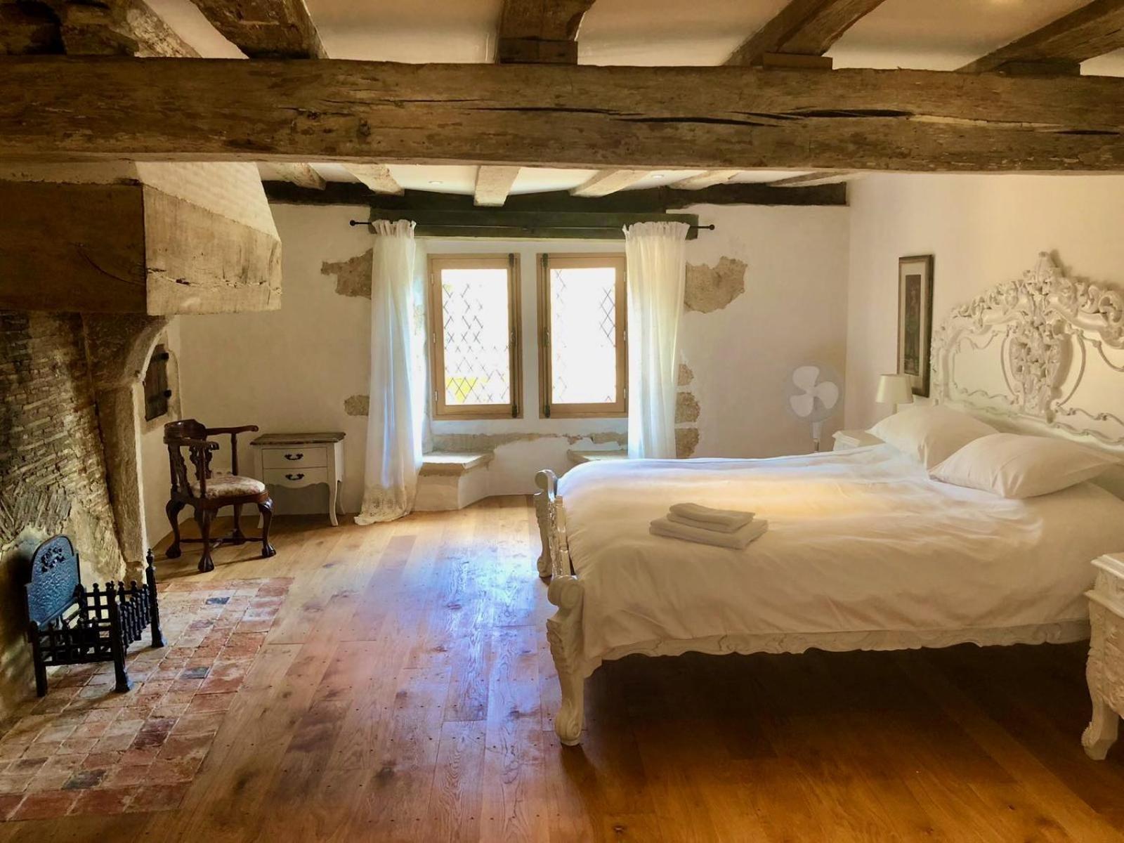 Bed and Breakfast Manoir De La Basse-Cour Asnieres-sur-Vegre Habitación foto